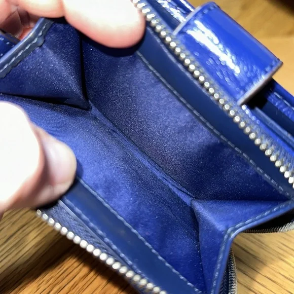 COACH Signature Tartan Snap Wallet - Picture 11 of 16